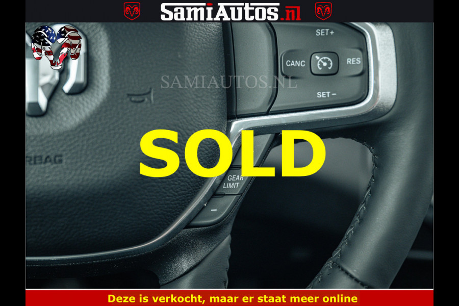 Dodge Ram V8 5.7 402PK | LARAMIE SPORT | Krachtige Hemi | Panorama Dak | 12' Scherm | LPG | Comfortabele Dubbele Cabine met Royale 5 Zitplaatsen | NIEUW EN BPM vrij | Nu Leverbaar uit Voorraad | Nr 2528 - 1276 |