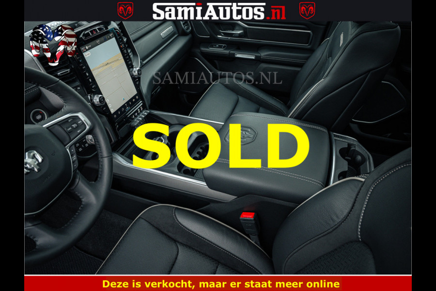 Dodge Ram V8 5.7 402PK | LARAMIE SPORT | Krachtige Hemi | Panorama Dak | 12' Scherm | LPG | Comfortabele Dubbele Cabine met Royale 5 Zitplaatsen | NIEUW EN BPM vrij | Nu Leverbaar uit Voorraad | Nr 2528 - 1276 |