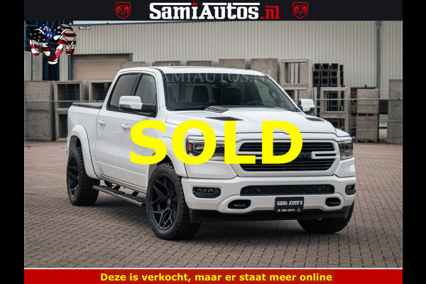 Dodge Ram V8 5.7 402PK | LARAMIE SPORT | Krachtige Hemi | Panorama Dak | 12' Scherm | LPG | Comfortabele Dubbele Cabine met Royale 5 Zitplaatsen | NIEUW EN BPM vrij | Nu Leverbaar uit Voorraad | Nr 2528 - 1276 |