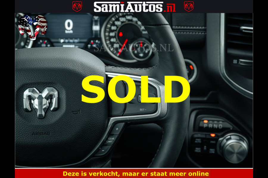 Dodge Ram V8 5.7 402PK | LARAMIE SPORT | Krachtige Hemi | Panorama Dak | 12' Scherm | LPG | Comfortabele Dubbele Cabine met Royale 5 Zitplaatsen | NIEUW EN BPM vrij | Nu Leverbaar uit Voorraad | Nr 2528 - 1276 |