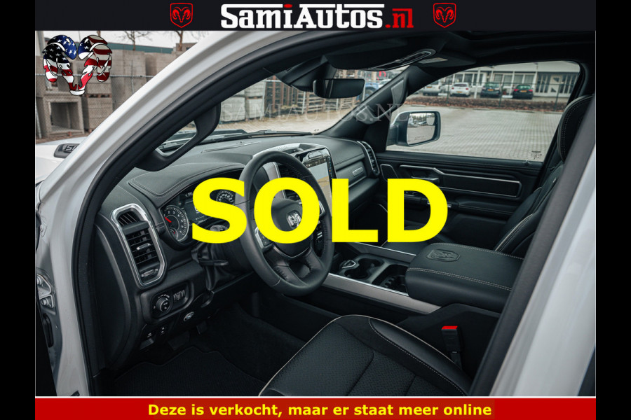 Dodge Ram V8 5.7 402PK | LARAMIE SPORT | Krachtige Hemi | Panorama Dak | 12' Scherm | LPG | Comfortabele Dubbele Cabine met Royale 5 Zitplaatsen | NIEUW EN BPM vrij | Nu Leverbaar uit Voorraad | Nr 2528 - 1276 |