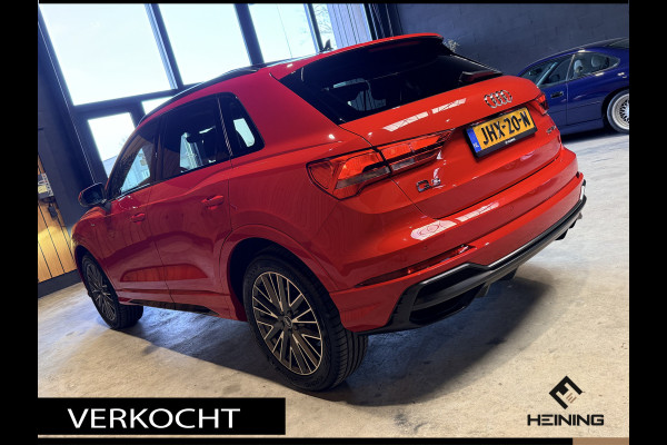 Audi Q3 45 TFSI e S edition. Pano. 2X S-Line. Apple-carplay. Blackline. 19 inch.