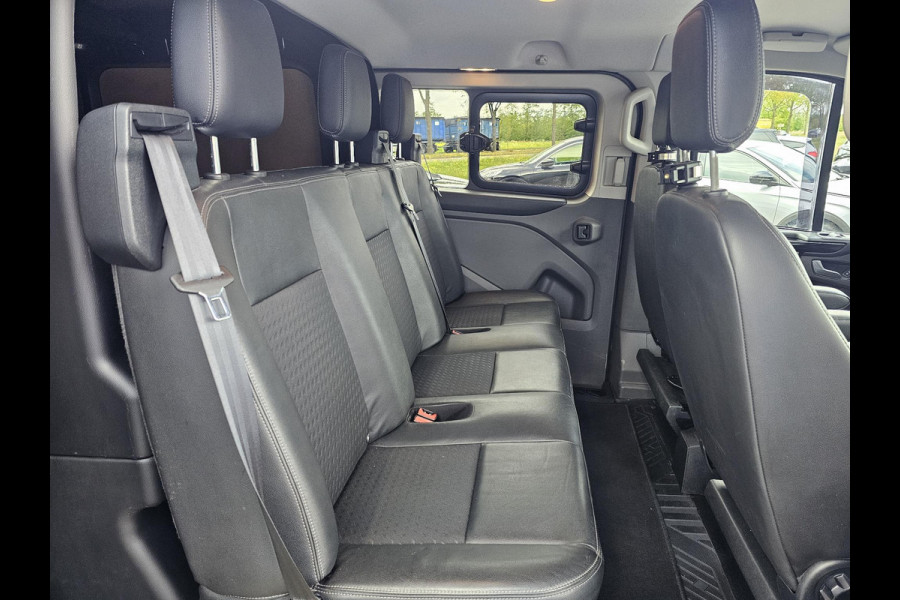 Ford Transit Custom 320 2.0 TDCI L1H1 Sport DC | 185pk Automaat | Geen BTW Geen BPM | Marge! | Camera | Stoelverwarming | Half leder | Trekhaak | PDC v+ a etc.