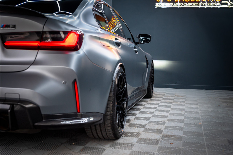 BMW 3 Serie M3 xDrive Competition Individual Frozen / PPF / Carbon / HuD / Laser / H&K / KW / FL
