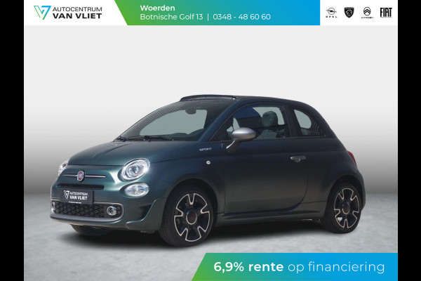 Fiat 500C 1.0 Hybrid Sport Clima | PDC | Apple Carplay | 16" | Matt Groen