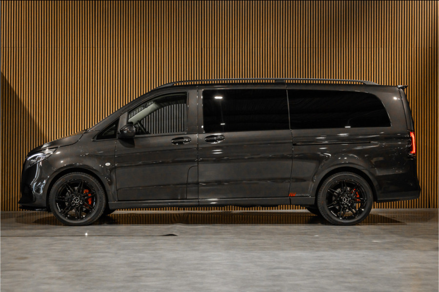 Mercedes-Benz Vito 119 CDI DC L3 XL | AMG | L+R Schuifdeur | Dubbel cabine | Navigatie | CarPlay | Camera | Lederen bekleding | Stoelverwarming | 2500 kg trekgewicht | Trekhaak | Multibeam Led | PDC V+A