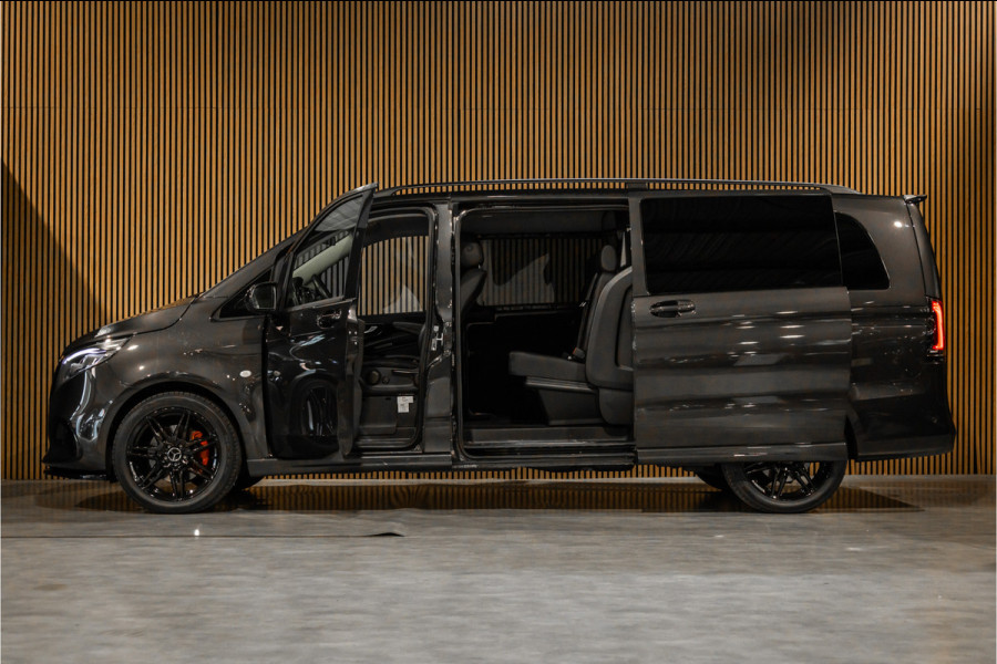Mercedes-Benz Vito 119 CDI DC L3 XL | AMG | L+R Schuifdeur | Dubbel cabine | Navigatie | CarPlay | Camera | Lederen bekleding | Stoelverwarming | 2500 kg trekgewicht | Trekhaak | Multibeam Led | PDC V+A