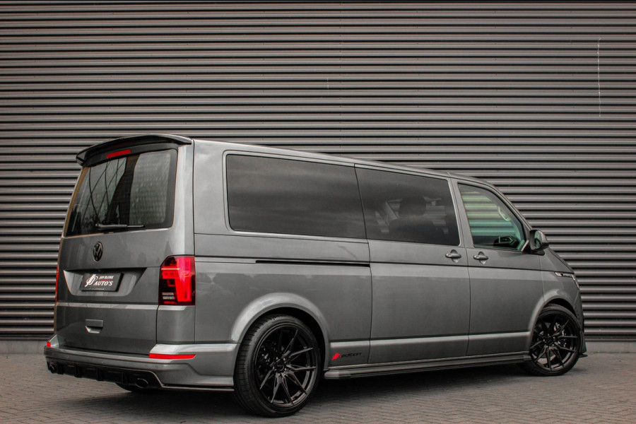 Volkswagen Transporter 2.0 TDI L2H1 150PK BULLI DC DUBBEL CABINE / LEIGHTONVANS BODYKIT / FULL OPTINS / LEDER / FULL BLACK / APPLE