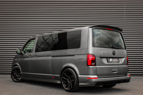 Volkswagen Transporter 2.0 TDI L2H1 150PK BULLI DC DUBBEL CABINE / LEIGHTONVANS BODYKIT / FULL OPTINS / LEDER / FULL BLACK / APPLE