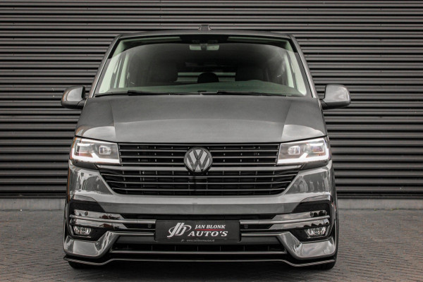 Volkswagen Transporter 2.0 TDI L2H1 150PK BULLI DC DUBBEL CABINE / LEIGHTONVANS BODYKIT / FULL OPTINS / LEDER / FULL BLACK / APPLE