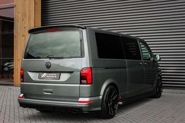 Volkswagen Transporter 2.0 TDI L2H1 150PK BULLI DC DUBBEL CABINE / LEIGHTONVANS BODYKIT / FULL OPTINS / LEDER / FULL BLACK / APPLE