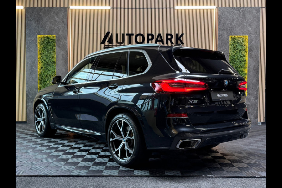 BMW X5 XDrive45e High Executive M-SPORT|BTW|PANO|HuD|H&K|360CAM|KEYLESS|AUTOPILOT|DEALER ONDERHOUDEN|SFEERVERLICHTING|BOMVOL!