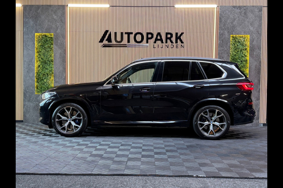 BMW X5 XDrive45e High Executive M-SPORT|BTW|PANO|HuD|H&K|360CAM|KEYLESS|AUTOPILOT|DEALER ONDERHOUDEN|SFEERVERLICHTING|BOMVOL!