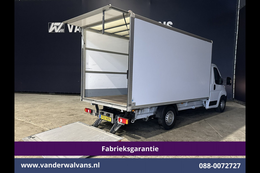 Peugeot Boxer 2.2 BlueHDi 165pk Bakwagen 434cm Lang Laadklep Fabrieksgarantie Euro6 Airco | Camera | Cruisecontrol Bijrijdersbank, 910kg laadvermogen
