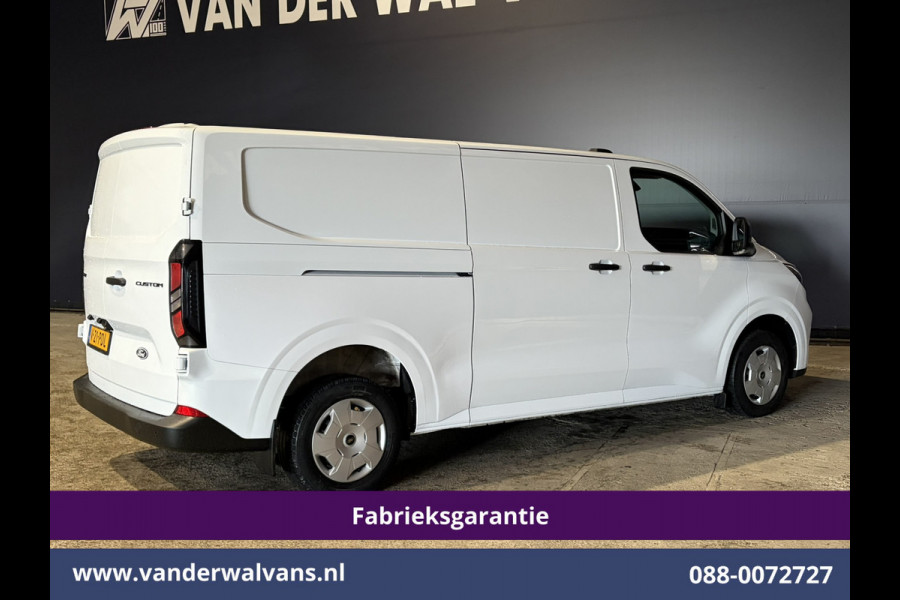 Ford Transit Custom 2.0 TDCI 136pk L2H1 Fabrieksgarantie Euro6 Airco | Camera | Apple Carplay | LED Android Auto, Cruisecontrol, Verwarmde voorruit, Parkeersensoren, Bijrijdersbank, 2740kg trekvermogen