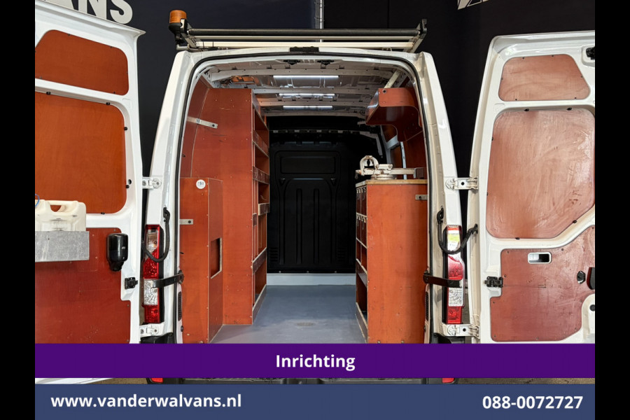Opel Movano 2.3 CDTI 146pk L2H2 Inrichting Euro6 Airco | Imperiaal | Camera | Navigatie | 2500kg Trekhaak | Omvormer Cruisecontrol, Parkeersensoren, Bijrijdersbank