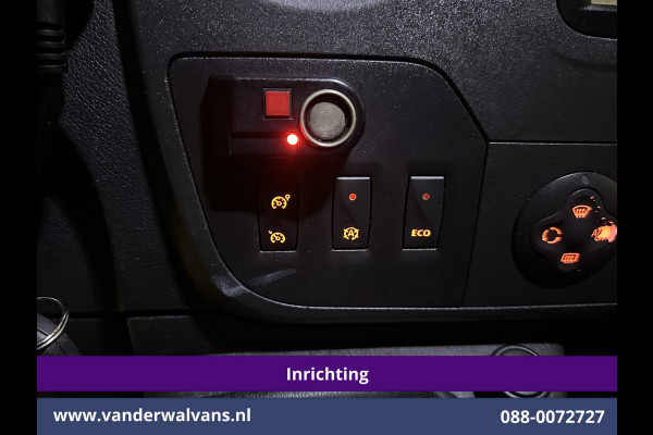 Opel Movano 2.3 CDTI 146pk L2H2 Inrichting Euro6 Airco | Imperiaal | Camera | Navigatie | 2500kg Trekhaak | Omvormer Cruisecontrol, Parkeersensoren, Bijrijdersbank