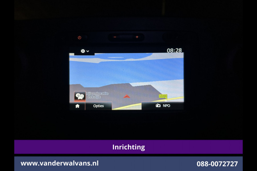 Opel Movano 2.3 CDTI 146pk L2H2 Inrichting Euro6 Airco | Imperiaal | Camera | Navigatie | 2500kg Trekhaak | Omvormer Cruisecontrol, Parkeersensoren, Bijrijdersbank