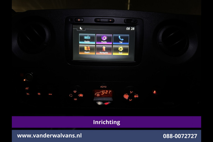 Opel Movano 2.3 CDTI 146pk L2H2 Inrichting Euro6 Airco | Imperiaal | Camera | Navigatie | 2500kg Trekhaak | Omvormer Cruisecontrol, Parkeersensoren, Bijrijdersbank