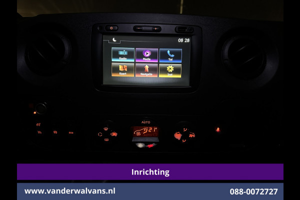Opel Movano 2.3 CDTI 146pk L2H2 Inrichting Euro6 Airco | Imperiaal | Camera | Navigatie | 2500kg Trekhaak | Omvormer Cruisecontrol, Parkeersensoren, Bijrijdersbank