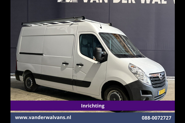 Opel Movano 2.3 CDTI 146pk L2H2 Inrichting Euro6 Airco | Imperiaal | Camera | Navigatie | 2500kg Trekhaak | Omvormer Cruisecontrol, Parkeersensoren, Bijrijdersbank