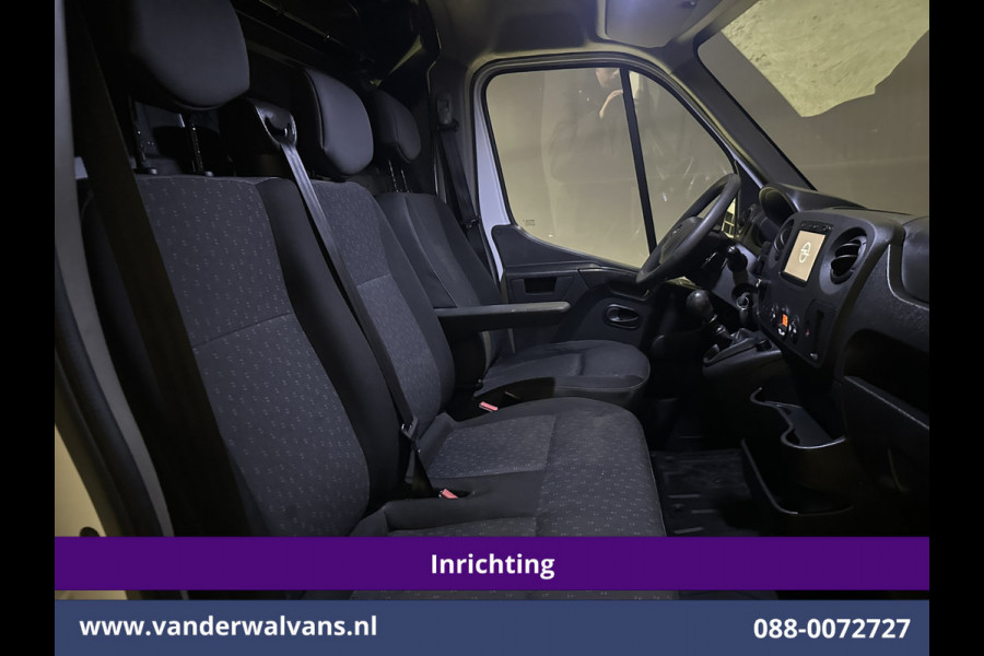 Opel Movano 2.3 CDTI 146pk L2H2 Inrichting Euro6 Airco | Imperiaal | Camera | Navigatie | 2500kg Trekhaak | Omvormer Cruisecontrol, Parkeersensoren, Bijrijdersbank