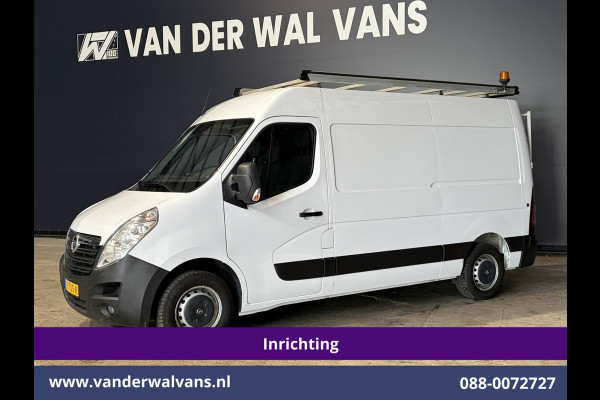 Opel Movano 2.3 CDTI 146pk L2H2 Inrichting Euro6 Airco | Imperiaal | Camera | Navigatie | 2500kg Trekhaak | Omvormer Cruisecontrol, Parkeersensoren, Bijrijdersbank