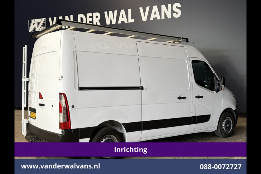 Opel Movano 2.3 CDTI 146pk L2H2 Inrichting Euro6 Airco | Imperiaal | Camera | Navigatie | 2500kg Trekhaak | Omvormer Cruisecontrol, Parkeersensoren, Bijrijdersbank