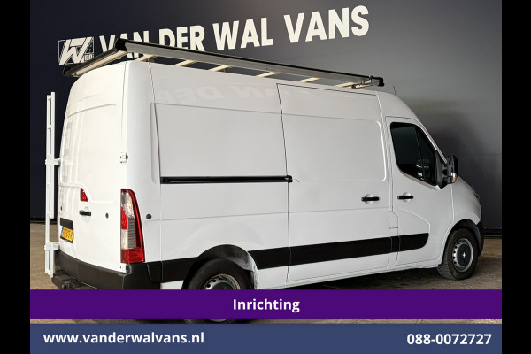 Opel Movano 2.3 CDTI 146pk L2H2 Inrichting Euro6 Airco | Imperiaal | Camera | Navigatie | 2500kg Trekhaak | Omvormer Cruisecontrol, Parkeersensoren, Bijrijdersbank