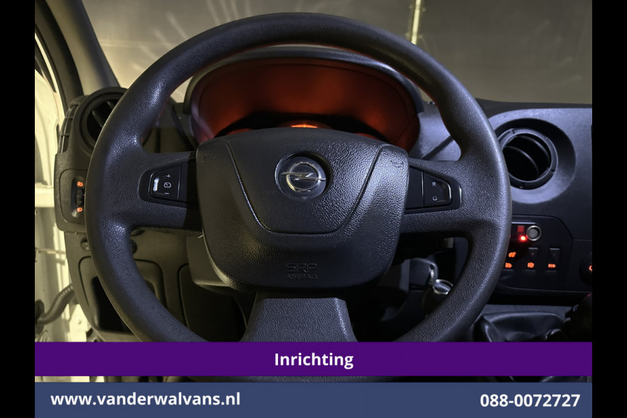 Opel Movano 2.3 CDTI 146pk L2H2 Inrichting Euro6 Airco | Imperiaal | Camera | Navigatie | 2500kg Trekhaak | Omvormer Cruisecontrol, Parkeersensoren, Bijrijdersbank
