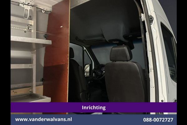 Mercedes-Benz Sprinter 316 CDI 164pk L3H2 *Post NL inrichting* Euro6 Airco | Camera | Navigatie | Apple Carplay Android Auto, Stoelverwarming, 270 graden achterdeuren, schappen, doorloopdeur