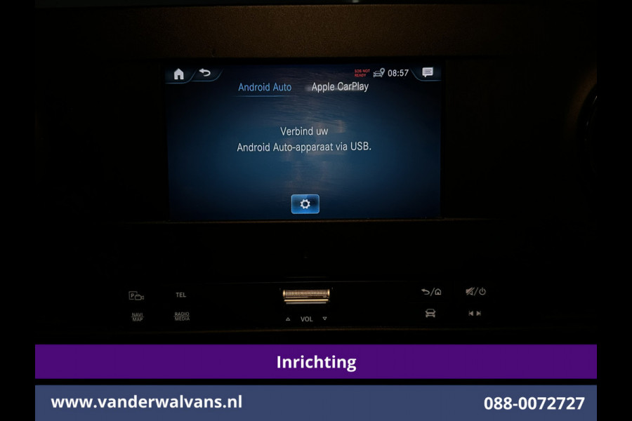 Mercedes-Benz Sprinter 316 CDI 164pk L3H2 *Post NL inrichting* Euro6 Airco | Camera | Navigatie | Apple Carplay Android Auto, Stoelverwarming, 270 graden achterdeuren, schappen, doorloopdeur