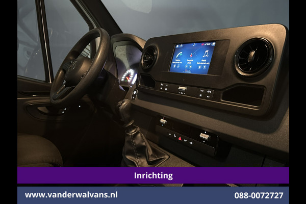 Mercedes-Benz Sprinter 316 CDI 164pk L3H2 *Post NL inrichting* Euro6 Airco | Camera | Navigatie | Apple Carplay Android Auto, Stoelverwarming, 270 graden achterdeuren, schappen, doorloopdeur