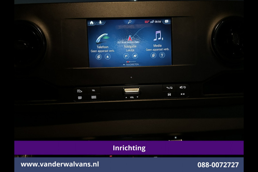 Mercedes-Benz Sprinter 316 CDI 164pk L3H2 *Post NL inrichting* Euro6 Airco | Camera | Navigatie | Apple Carplay Android Auto, Stoelverwarming, 270 graden achterdeuren, schappen, doorloopdeur