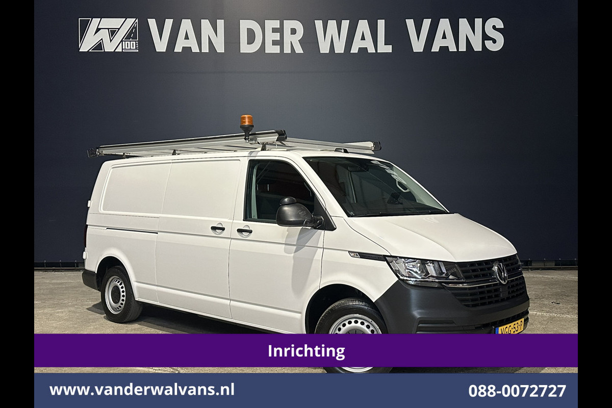 Volkswagen Transporter 2.0 TDI L2H1 Inrichting Euro6 Airco | Omvormer | Imperiaal | Camera | Trekhaak | Apple Carplay Android Auto, Cruisecontrol, Parkeersensoren