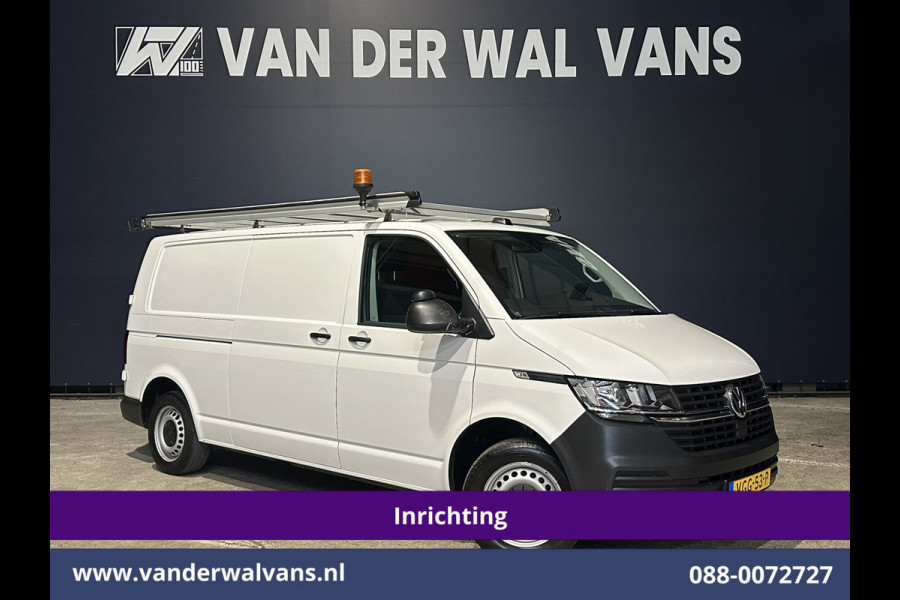 Volkswagen Transporter 2.0 TDI L2H1 Inrichting Euro6 Airco | Omvormer | Imperiaal | Camera | Trekhaak | Apple Carplay Android Auto, Cruisecontrol, Parkeersensoren