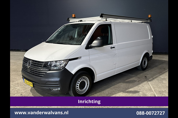 Volkswagen Transporter 2.0 TDI L2H1 Inrichting Euro6 Airco | Omvormer | Imperiaal | Camera | Trekhaak | Apple Carplay Android Auto, Cruisecontrol, Parkeersensoren