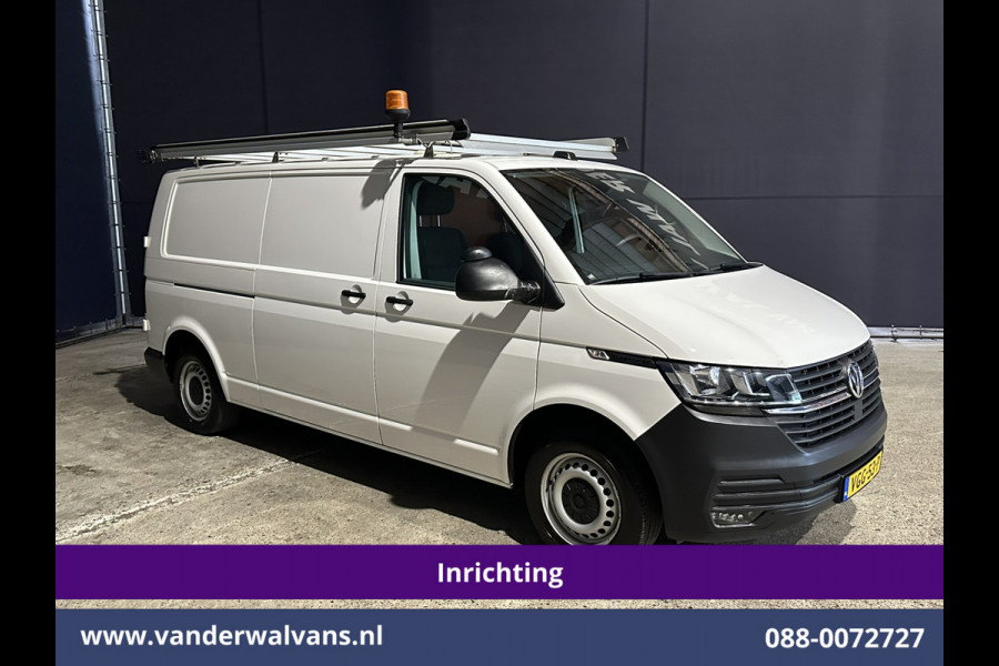 Volkswagen Transporter 2.0 TDI L2H1 Inrichting Euro6 Airco | Omvormer | Imperiaal | Camera | Trekhaak | Apple Carplay Android Auto, Cruisecontrol, Parkeersensoren