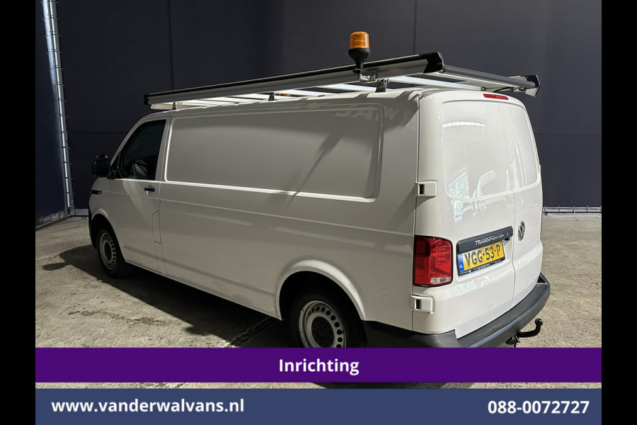 Volkswagen Transporter 2.0 TDI L2H1 Inrichting Euro6 Airco | Omvormer | Imperiaal | Camera | Trekhaak | Apple Carplay Android Auto, Cruisecontrol, Parkeersensoren