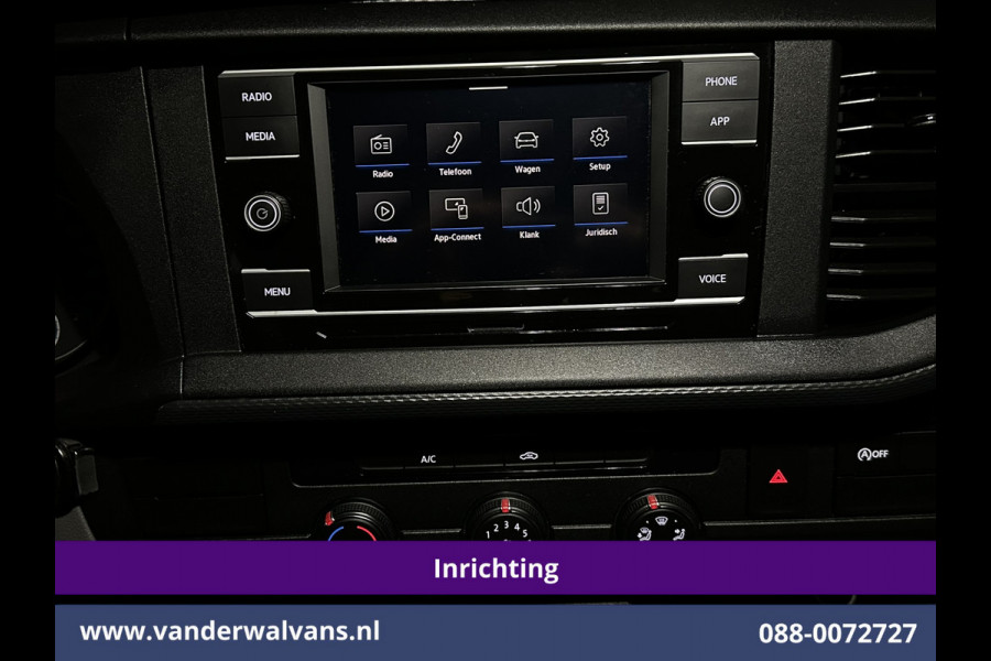 Volkswagen Transporter 2.0 TDI L2H1 Inrichting Euro6 Airco | Omvormer | Imperiaal | Camera | Trekhaak | Apple Carplay Android Auto, Cruisecontrol, Parkeersensoren