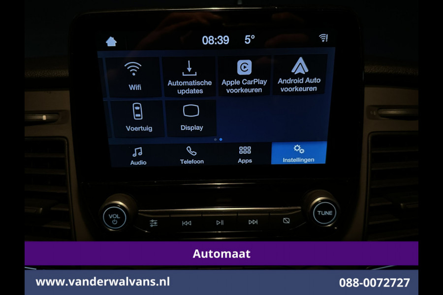 Ford Transit Custom 2.0 TDCI 131pk Automaat L2H1 Euro6 Airco | Xenon | Camera | Apple Carplay | LED | Adaptive Cruisecontrol | Trekhaak Android Auto, Stoelverwarming, Verwarmde voorruit, Dakdragers, Parkeersensoren, Bijrijdersbank, Achterklep