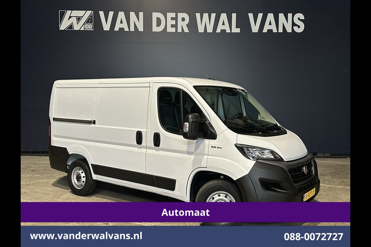 Fiat Ducato 2.2 MultiJet 141pk Automaat L1H1 Euro6 Airco | Navigatie | Camera | Cruisecontrol | LED Bijrijdersbank, 2500kg trekvermogen