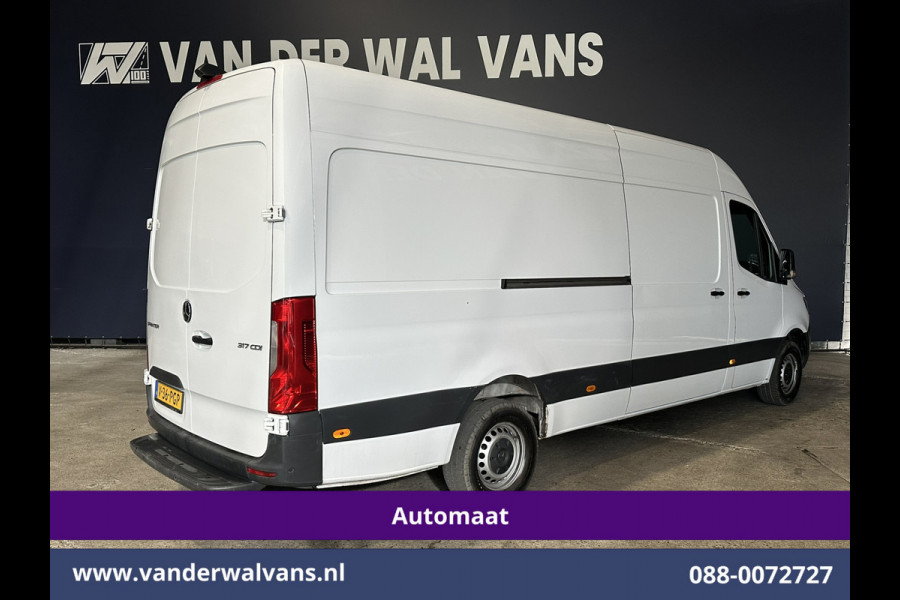 Mercedes-Benz Sprinter 317 CDI 170pk 9G-Tronic Automaat L3H2 Euro6 Airco | Camera | Apple Carplay | Cruisecontrol Android Auto, Chauffeursstoel, Stoelverwarming, Parkeersensoren, Bijrijdersbank