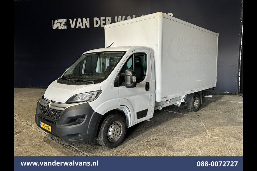 Citroën Jumper 2.2 BlueHDi 141pk Bakwagen 436cm lang Laadklep 1115kg laadvermogen Euro6 Airco | Cruisecontrol | Bijrijdersbank