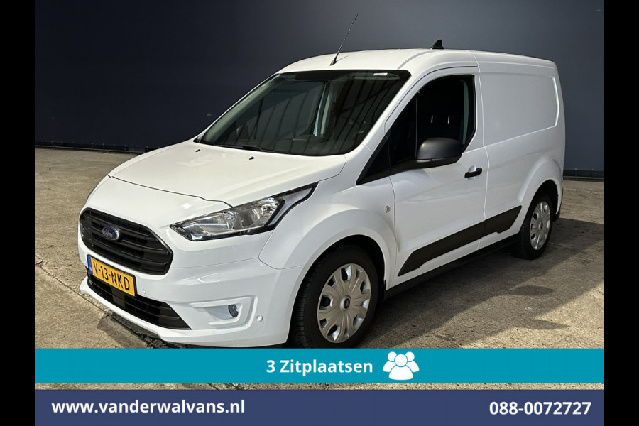 Ford Transit Connect 1.5 EcoBlue 101pk L1H1 Euro6 Airco | 3-Zits | Trekhaak | Stoelverwarming | Verwarmde voorruit Parkeersensoren, Bijrijdersbank