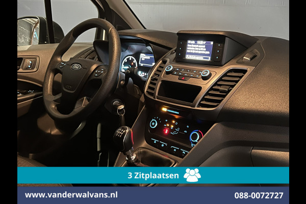 Ford Transit Connect 1.5 EcoBlue 101pk L1H1 Euro6 Airco | 3-Zits | Trekhaak | Stoelverwarming | Verwarmde voorruit Parkeersensoren, Bijrijdersbank