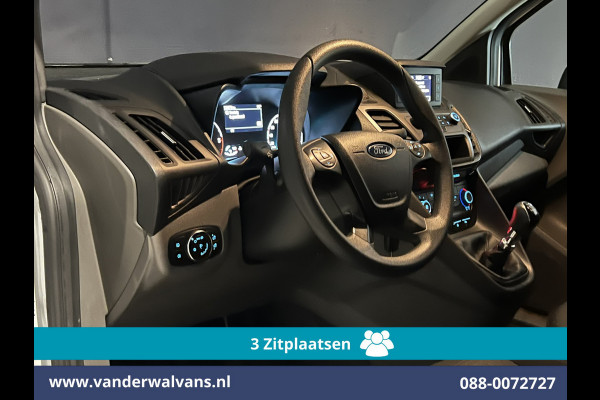 Ford Transit Connect 1.5 EcoBlue 101pk L1H1 Euro6 Airco | 3-Zits | Trekhaak | Stoelverwarming | Verwarmde voorruit Parkeersensoren, Bijrijdersbank