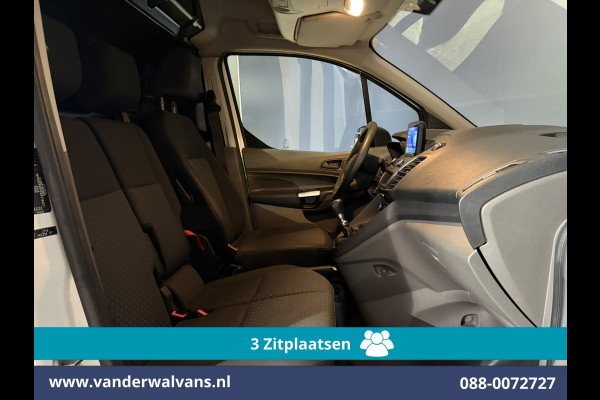 Ford Transit Connect 1.5 EcoBlue 120pk L2H1 Euro6 Airco | 3-Zits | Camera | Navigatie | Apple Carplay Stoelverwarming, Verwarmde voorruit, Parkeersensoren, Bijrijdersbank, 1500kg trekvermogen