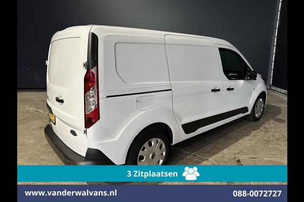 Ford Transit Connect 1.5 EcoBlue 120pk L2H1 Euro6 Airco | 3-Zits | Camera | Navigatie | Apple Carplay Stoelverwarming, Verwarmde voorruit, Parkeersensoren, Bijrijdersbank, 1500kg trekvermogen