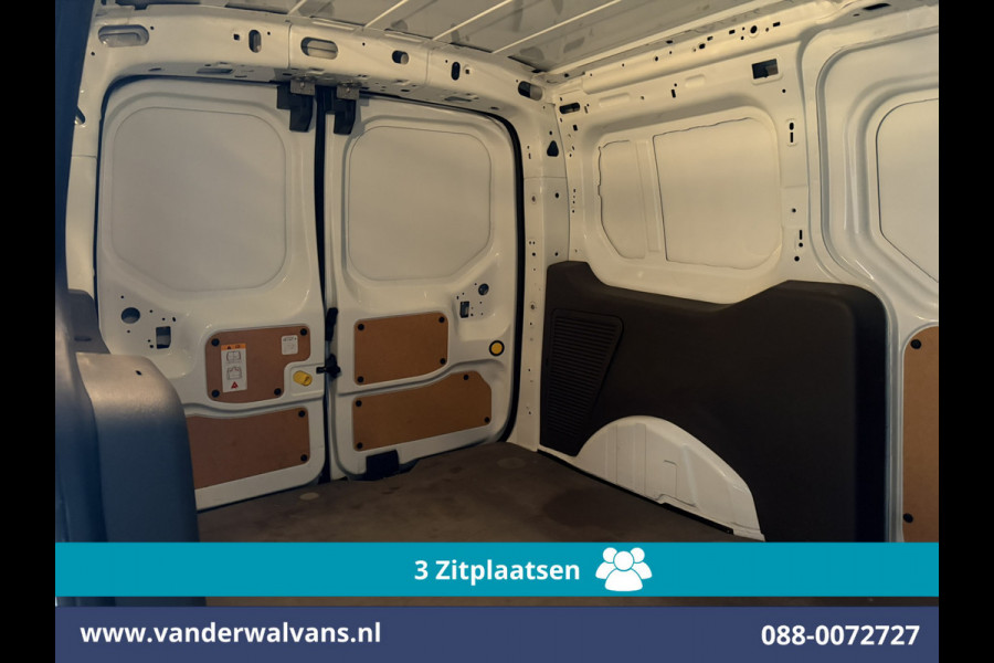 Ford Transit Connect 1.5 EcoBlue 120pk L2H1 Euro6 Airco | 3-Zits | Camera | Navigatie | Apple Carplay Stoelverwarming, Verwarmde voorruit, Parkeersensoren, Bijrijdersbank, 1500kg trekvermogen